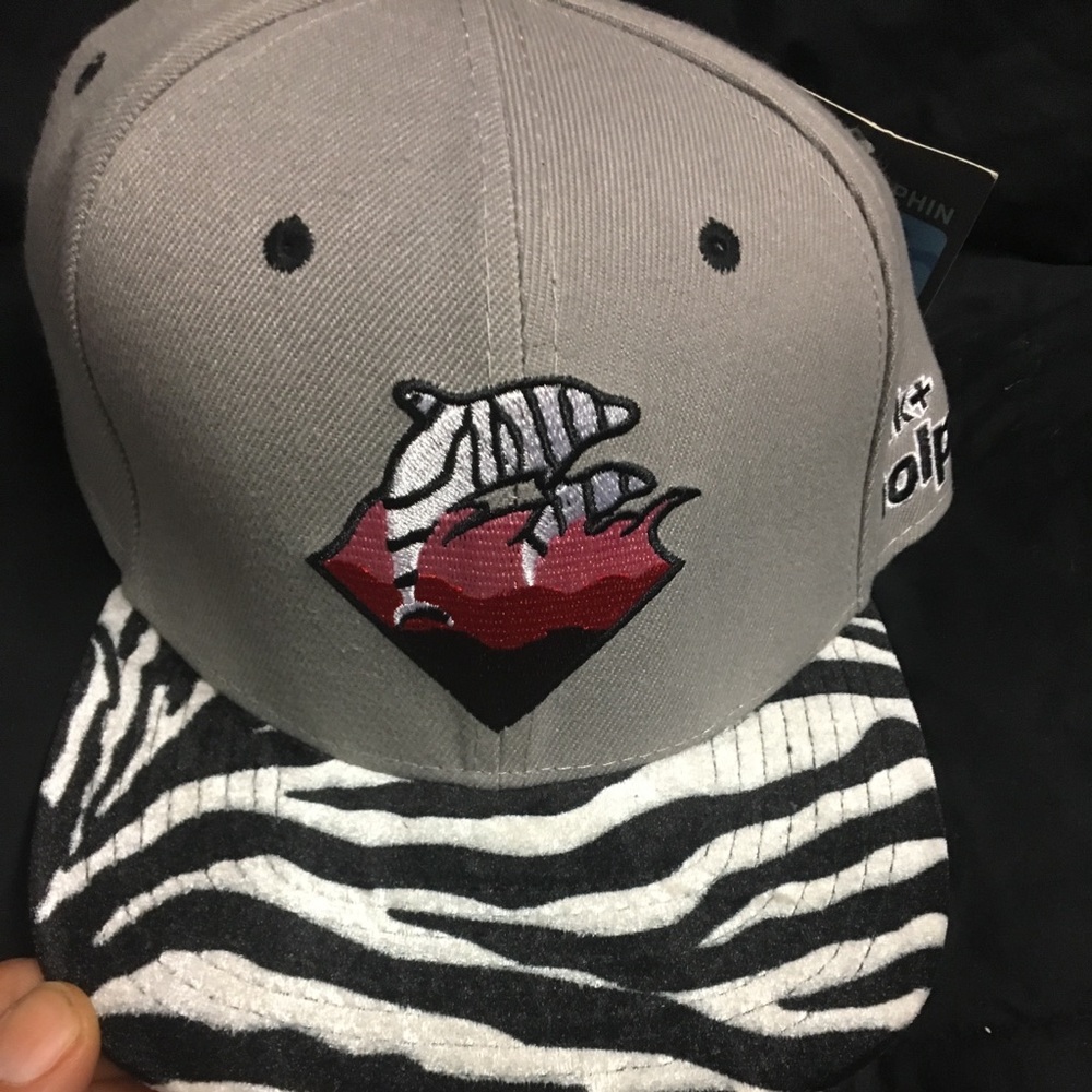 Pink dolphin hat strap